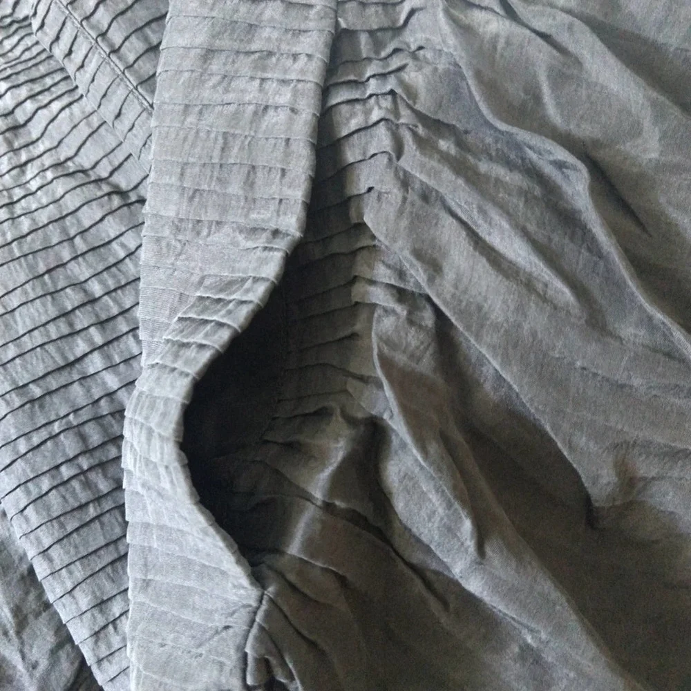 Eileen Fisher 100% Silk Open Front Cardigan - Picture 6 of 8